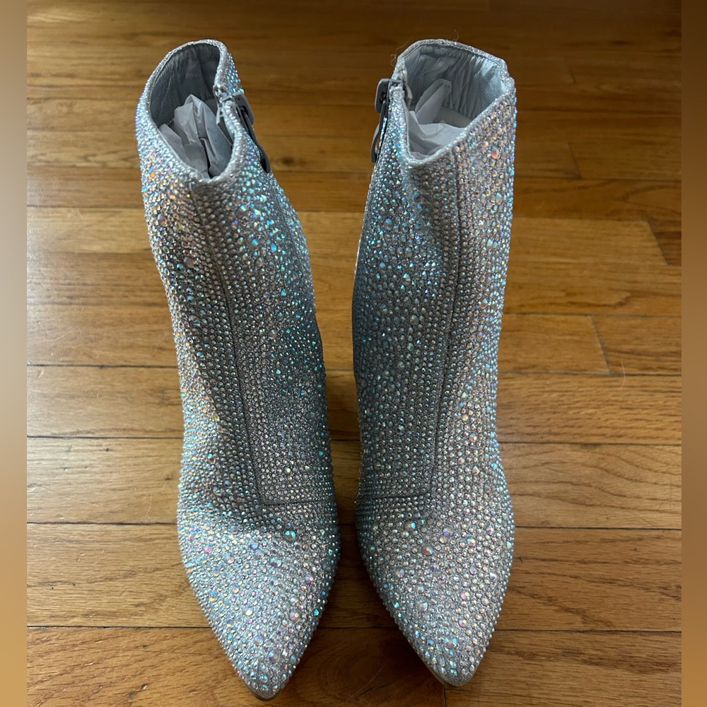New without Tags Rhinestone embellished Boots